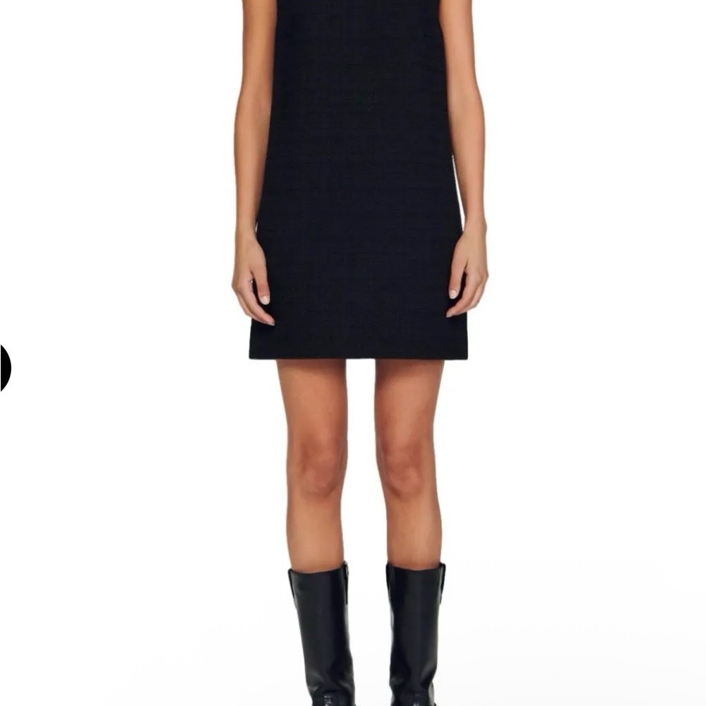NWT Sandro Dorinna Mini Tweed Dress - Picture 5 of 5